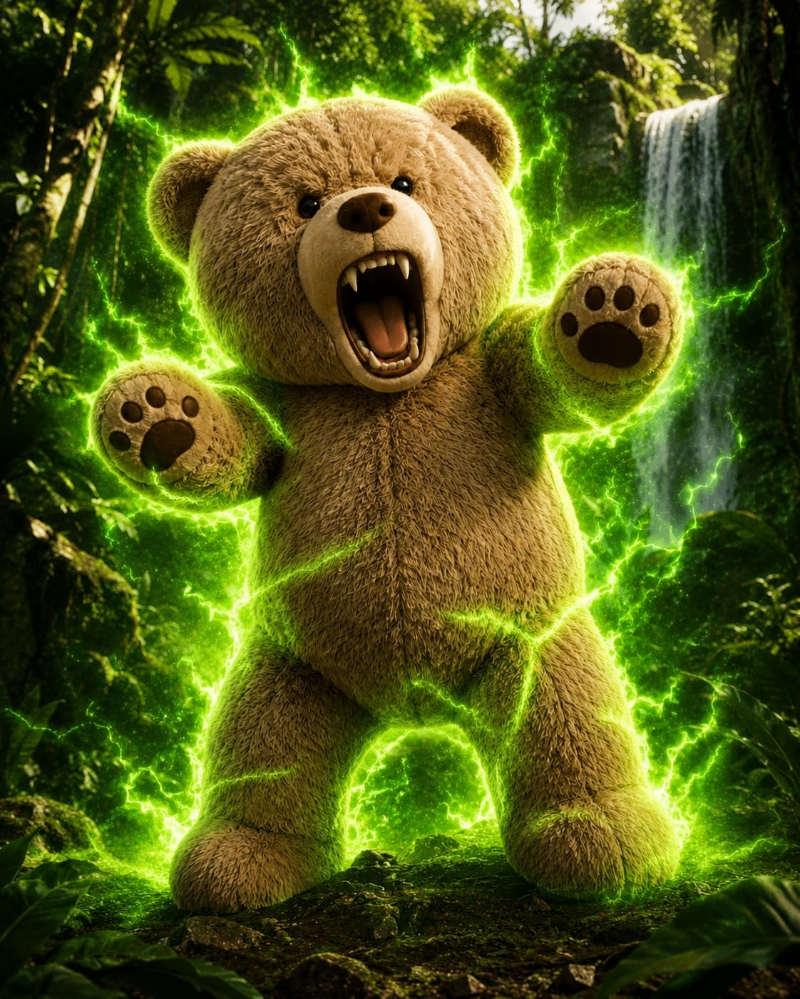 Wild grizzly bear